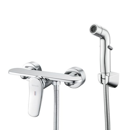 Гигиенический душ со смесителем Shevanik S4705-1 хром - фото 2