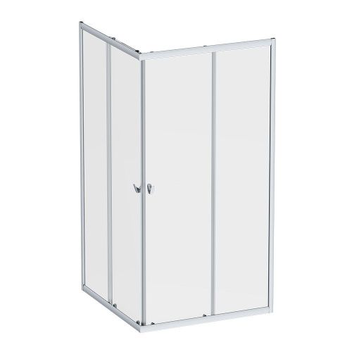 Душевой уголок Am.Pm Sunny W87G-403-100100-MT 100х100 стекло прозрачное профиль хром без поддона - фото 2