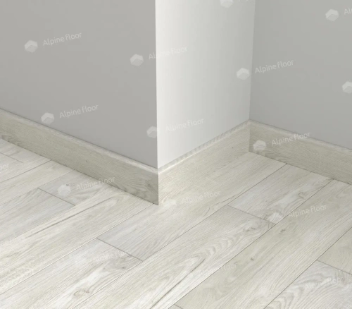 Напольный плинтус Alpine Floor Parquet Light SK 13-11 Серый толщина 1.25 см 2200х80 - фото 2