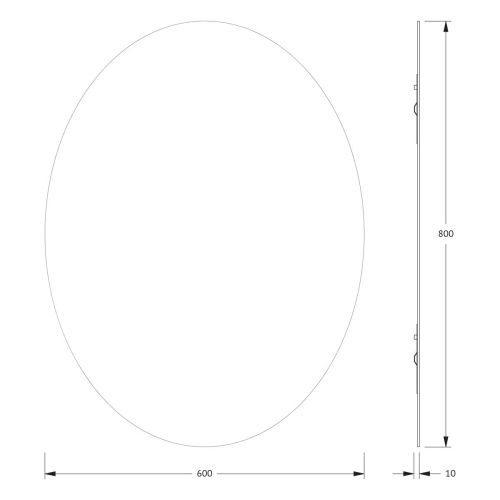 Зеркало Evoform Primary BY 0033 60х80 подвесное - фото 2