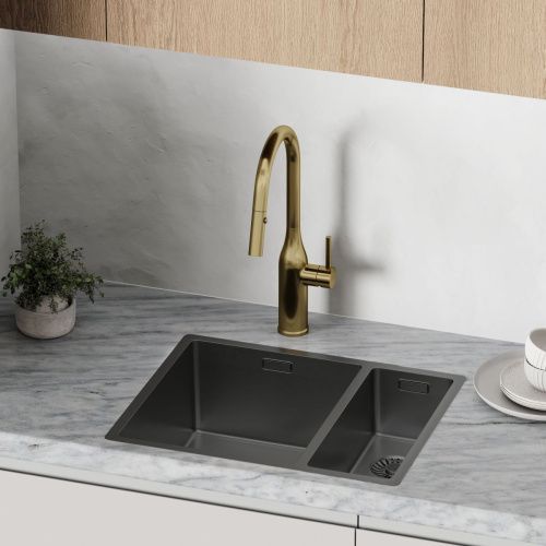 Смеситель для кухни Sancos Grand SC4002BG на мойку золото - фото 3