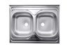 Кухонная мойка Ukinox Стандарт STM800.600 20--6C 3C- 80х60 цвет нержавеющая сталь поверхность матовая