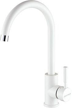 Смеситель для кухни Paulmark HOLSTEIN Ho212063-WH на мойку белый