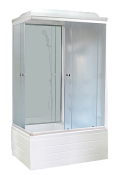 Душевая кабина Royal Bath ВР RB8100BP6-WC-R 100х80 прямоугольная с крышей ориентация правая