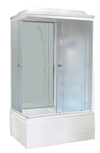 Душевая кабина Royal Bath ВР RB8100BP6-WC-R 100х80 прямоугольная с крышей ориентация правая