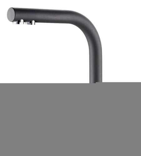 Смеситель для кухни Paulmark ESSEN Es213011-GRM на мойку хром/серый