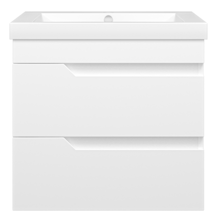 Тумба под раковину Misty Софт П-Соф-01060-011П2Я 60х50 подвесная цвет белый