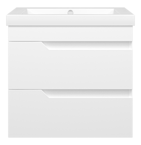 Тумба под раковину Misty Софт П-Соф-01060-011П2Я 60х50 подвесная цвет белый - фото 2