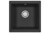 Кухонная мойка Granula 4451, ТУРМАЛИН 45х45 цвет черный поверхность матовая