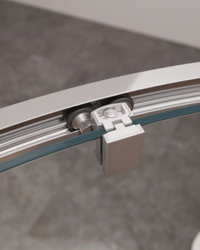 Душевой уголок Cezares MOLVENO MOLVENO-RH-1-120/90-C-Cr-IV 120х90 стекло прозрачное профиль хром без поддона - фото 3