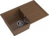 Кухонная мойка Granfest Quadro Q-780L терракот 75х50 цвет коричневый поверхность матовая