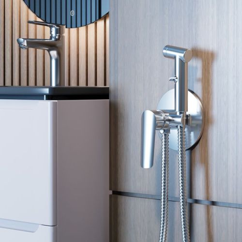 Гигиенический душ со смесителем Esko Lagos SMHLG хром - фото 5