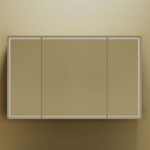 Зеркало-шкаф Sancos Mirror MI120ECH 120х70 подвесной цвет коричневый - фото 4