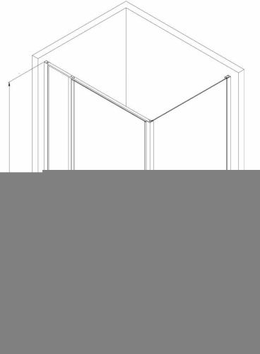 Душевой уголок Allen Brau Priority 3.31002.BA + 3.31017.BA 90х90 стекло прозрачное профиль серебро без поддона - фото 2