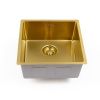 Кухонная мойка Grandex Aqua 5011351 45х45 цвет золото поверхность матовая