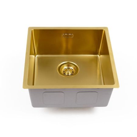 Кухонная мойка Grandex Aqua 5011351 45х45 цвет золото поверхность матовая