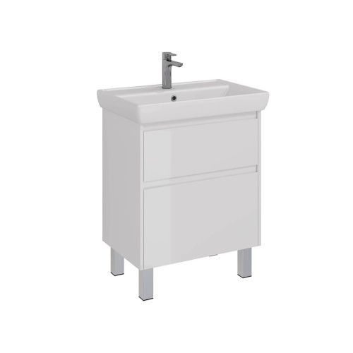 Тумба под раковину LeMark Combi LM03C70T 60х40 напольная цвет белый - фото 5