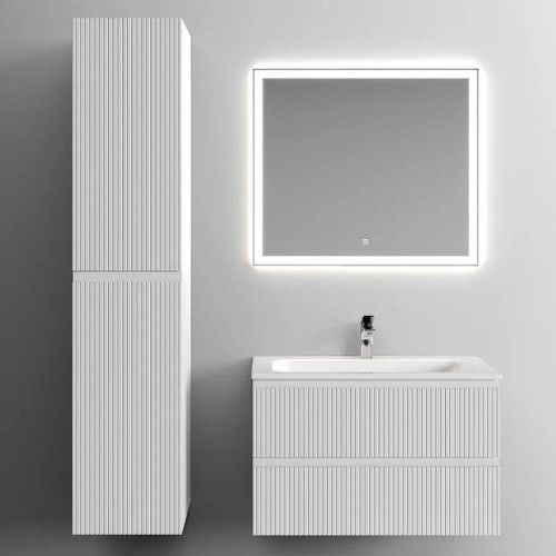 Тумба под раковину Sancos SNOB T SNT80W 80х40 подвесная цвет белый - фото 4