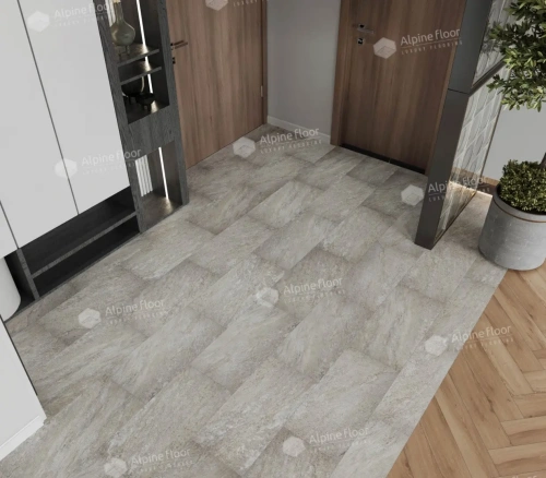 SPC ламинат Alpine Floor Stone Mineral Core ECO 4-13 MC Шеффилд толщина 0.4 см 43 класс 609,6х304,8 - фото 4