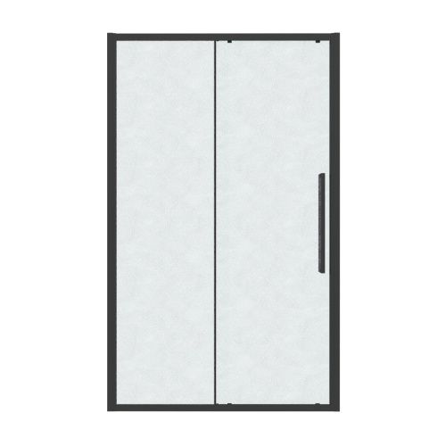 Душевая дверь Grossman Cosmo 100.K33.02.100.21.02 100х195 стекло текстурное профиль черный