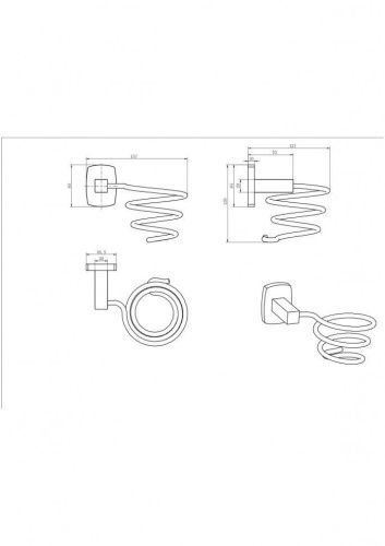 Держатель для фена CeramaLux Cube 12616 - фото 2