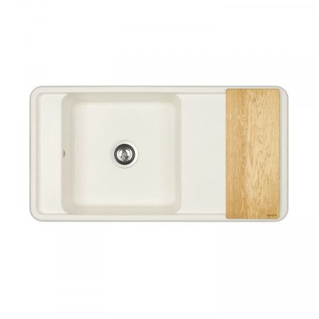 Кухонная мойка Aquaton Беллис 1A725132BS240 95х50 цвет белый