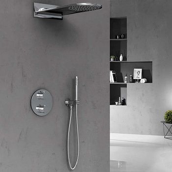 Душевая система Vincea VSFW-104TCH встраиваемая в стену цвет хром с термостатом