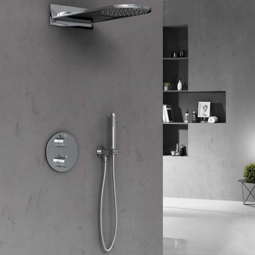 Душевая система Vincea VSFW-104TCH встраиваемая в стену цвет хром с термостатом