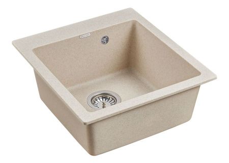 Кухонная мойка Paulmark KANTE 45 PM104651-BE 45х50 цвет бежевый
