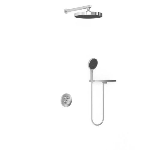 Душевая система Vincea Inspire VSFW-3I22MT2RCH встраиваемая в стену цвет хром с термостатом - фото 2