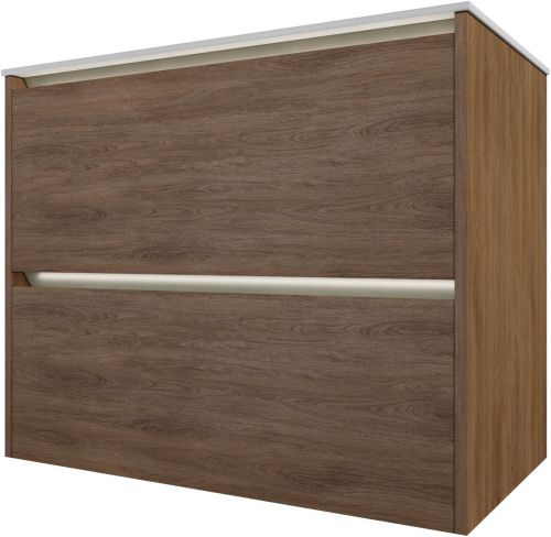 Тумба под раковину Allen Brau Activity 1.34012.NO 80х50 подвесная цвет коричневый - фото 2