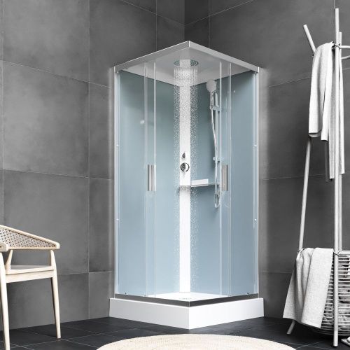 Душевая кабина Am.Pm Gem W90C-403-090MT 90х90 квадратная с крышей ориентация универсальная - фото 3