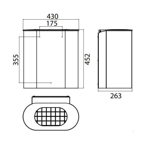 Ведро мусорное Emco System2 3553 001 02 - фото 2