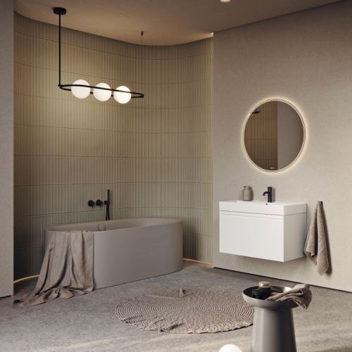 Тумба под раковину Aqwella Y PUR0110WM 100х40 подвесная цвет белый - фото 4