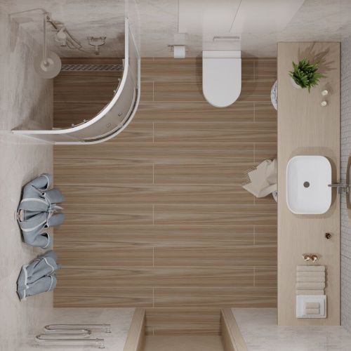 Душевой уголок Тритон Лайт Щ0000064835 90х90 стекло с рисунком профиль белый без поддона - фото 2