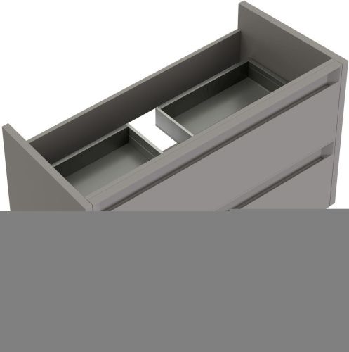 Тумба под раковину Allen Brau Fantasy 2.0 1.11005.PGM 2.0 120х50 подвесная цвет серый - фото 5