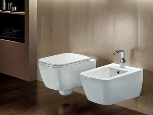 Биде подвесное Hatria FUSION Q YXV801*** цвет белый - фото 2