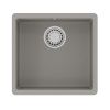 Кухонная мойка LeMark Sinara 440-u 9910069 45х40 цвет серый поверхность матовая