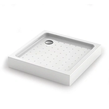 Душевой поддон акриловый Veconi Tezeo acrylic TZ52-80-C5 80х80 белый с ножками