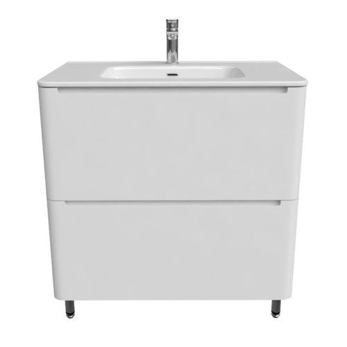 Тумба с раковиной Iddis Edifice EDI80WFi95K 80х50 напольная цвет белый - фото 2