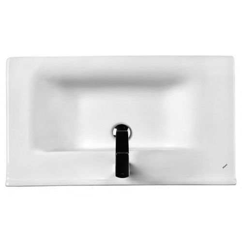 Раковина из сантехнического фарфора Santek Миранда WH302250 70х50 накладная цвет белый - фото 3