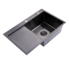 Кухонная мойка Splenka S704.7850.09 80х50 цвет серый поверхность матовая