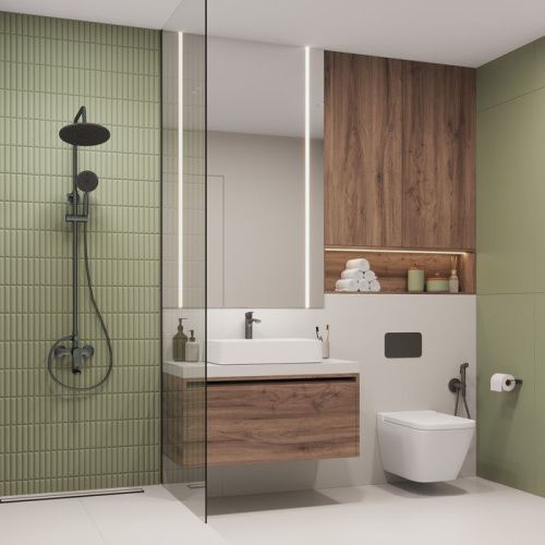 Смеситель Milardo Rora RORGM00M01 на раковину графит - фото 4