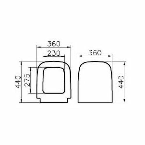 Крышка сиденье Vitra S20 177-003-009 - фото 2