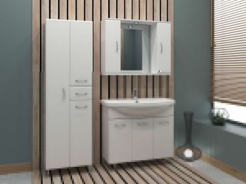 Шкаф-пенал Stella Polar Концепт SP-00000150 50х180 напольный цвет белый - фото 3