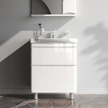 Тумба под раковину Am.Pm Like M80FSX0652WG 70х50 напольная цвет белый