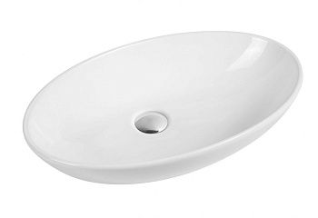 Раковина керамическая Art&Max AM2390 60х40 накладная цвет белый