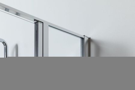 Душевой уголок Allen Brau Priority 3.31004.00 + 3.31019.00 100х100 стекло прозрачное профиль хром без поддона