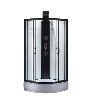 Душевая кабина Taliente TA-100CB 100х100 четверть круга без крыши ориентация универсальная