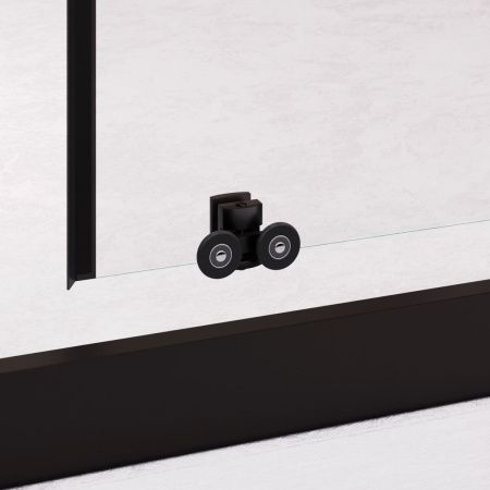 Душевой уголок RGW Passage 410874150-14 150х100 стекло прозрачное профиль черный без поддона